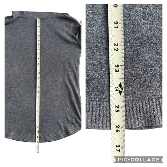 Barefoot Dreams CozyChic Ultra Lite Coastal Cowl Neck Tunic Comfy Top Size Small - Picture 9 of 10